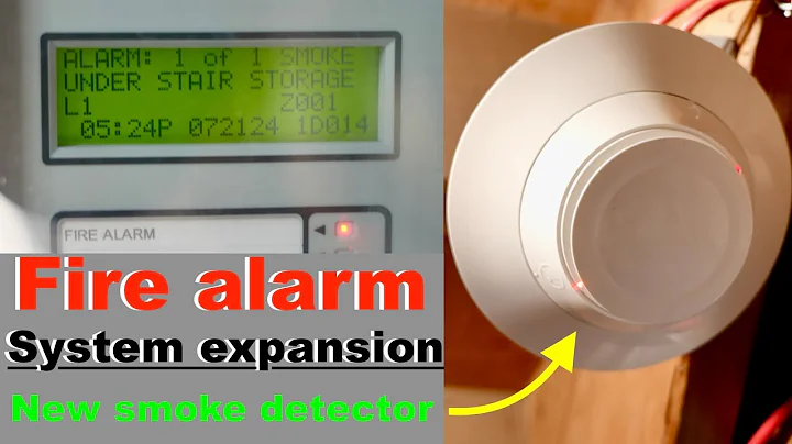 Home Fire Alarm System Expansion. Adding An Addressable Smoke Detector to Notifier NFS-320C