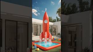 Epic Giant Inflatable Rocket Pool 🌊💦 | Insane Pool Summer Party!