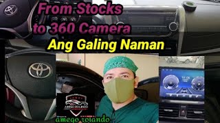 Toyota Vios 360 Camera Installation with Complete Accessories, and Plug and Play