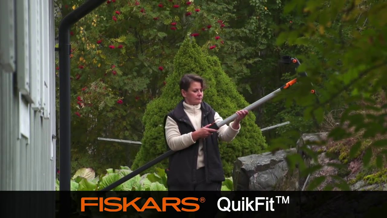 Черенок Fiskars QuikFit 136042 телескопический