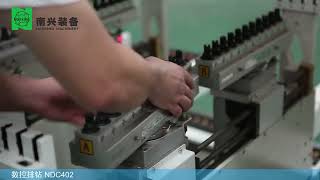 NDC402 PC control Auto Multi rows Boring Machine
