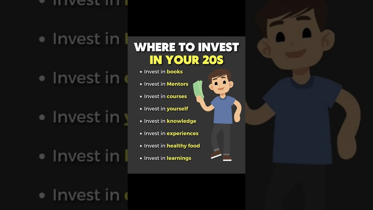 FIRST IMVEST IN YOURSELF. THEN IN MONEY!