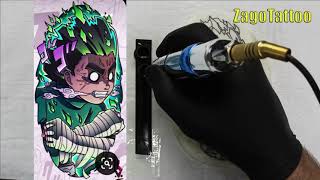 Conheça o WORKSHOP de  Tatuagem  ANIMES    ZAGOTATTOO