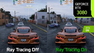 Forza Horizon 5 Ray Tracing On vs Off - Graphics/Performance Comparison | RTX 3080 4K DLSS 2.4