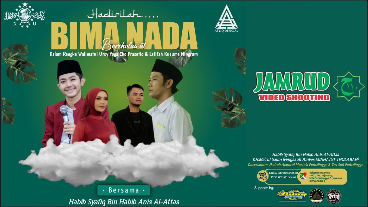 🔴BIMA NADA BERSHOLAWAT BERSAMA HABIB SYAFIQ BIN HABIB ANIS AL-ATTAS - SOKANEGARA 22 FEBRUARI 2024