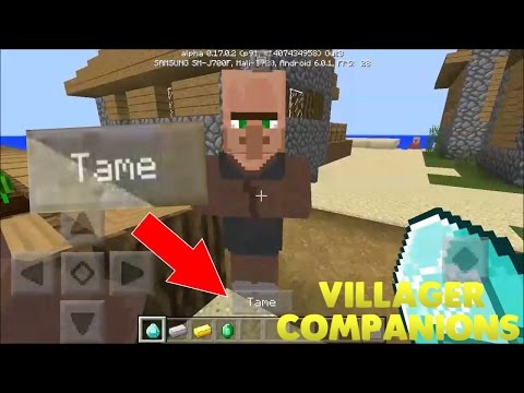 villager-bisa-di-tame!!!-|-villager-companions---mcpe-addons-indonesia-#9