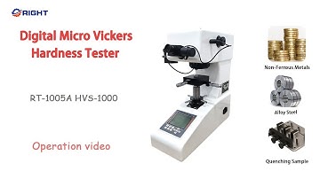 RT-1005A HVS-1000 Digital Micro Vickers Hardness Tester