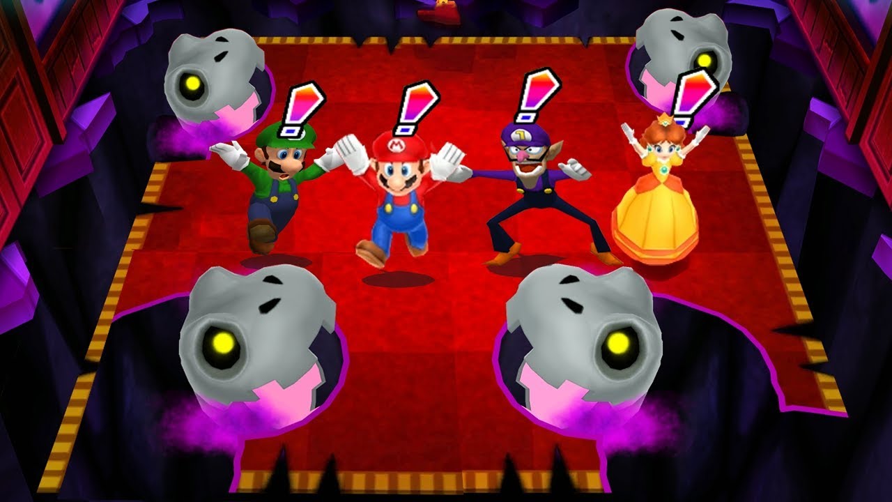 Mario Party: Island Tour Minigames - Mario vs Daisy vs Waluigi vs Luigi