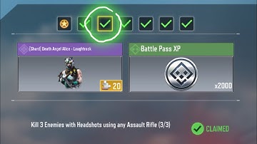 Kill 3 Enemies with Headshots using any Assault Rifle (3/3) ✅