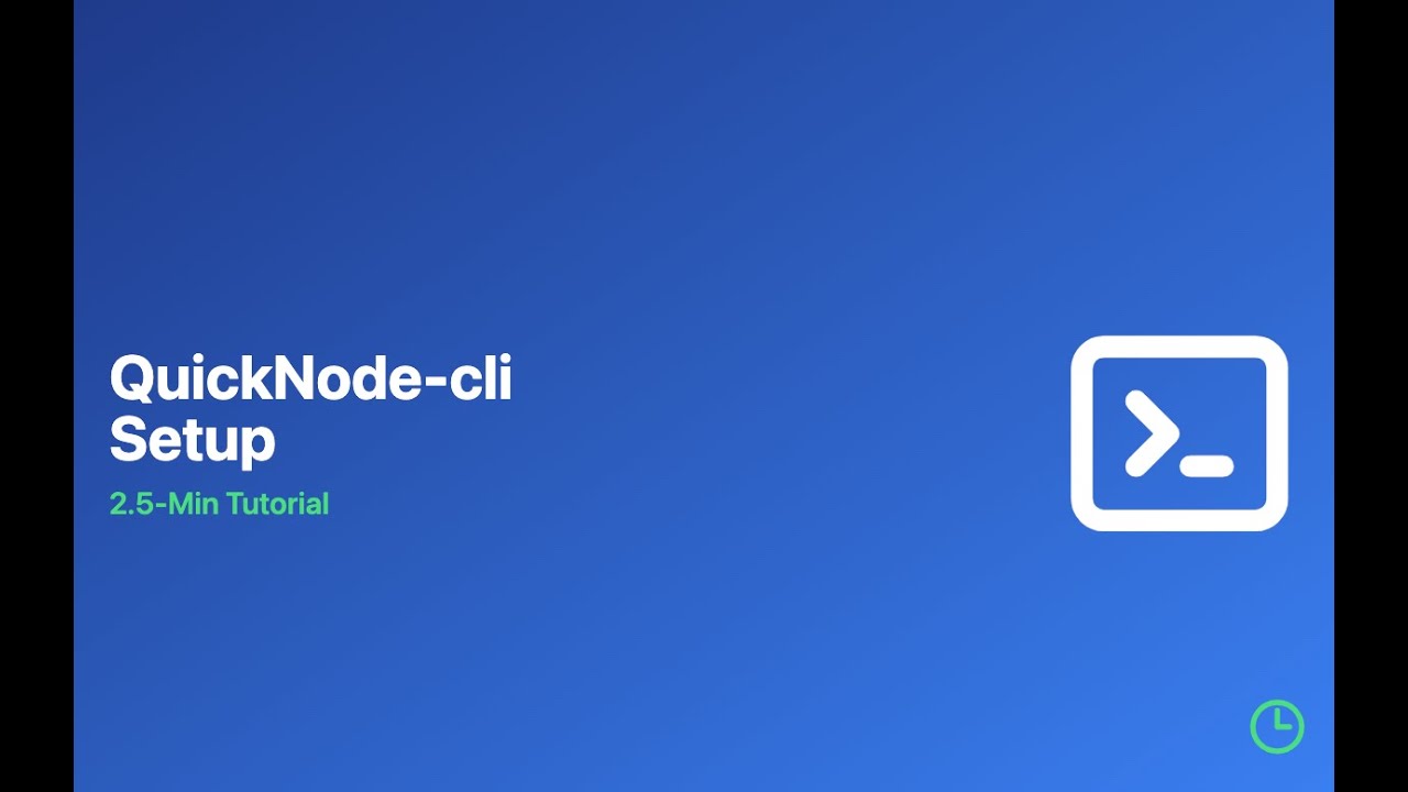 How to Get Started with QuickNode-cli: Full Setup Guide 🛠️ - YouTube