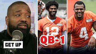 GET UP | Shedeur Is OUTPLAYING Watson for QB1 in Cleveland! - Chris Canty on the Browns' QB Room