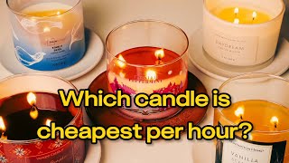 Which Candle is the Best Value?