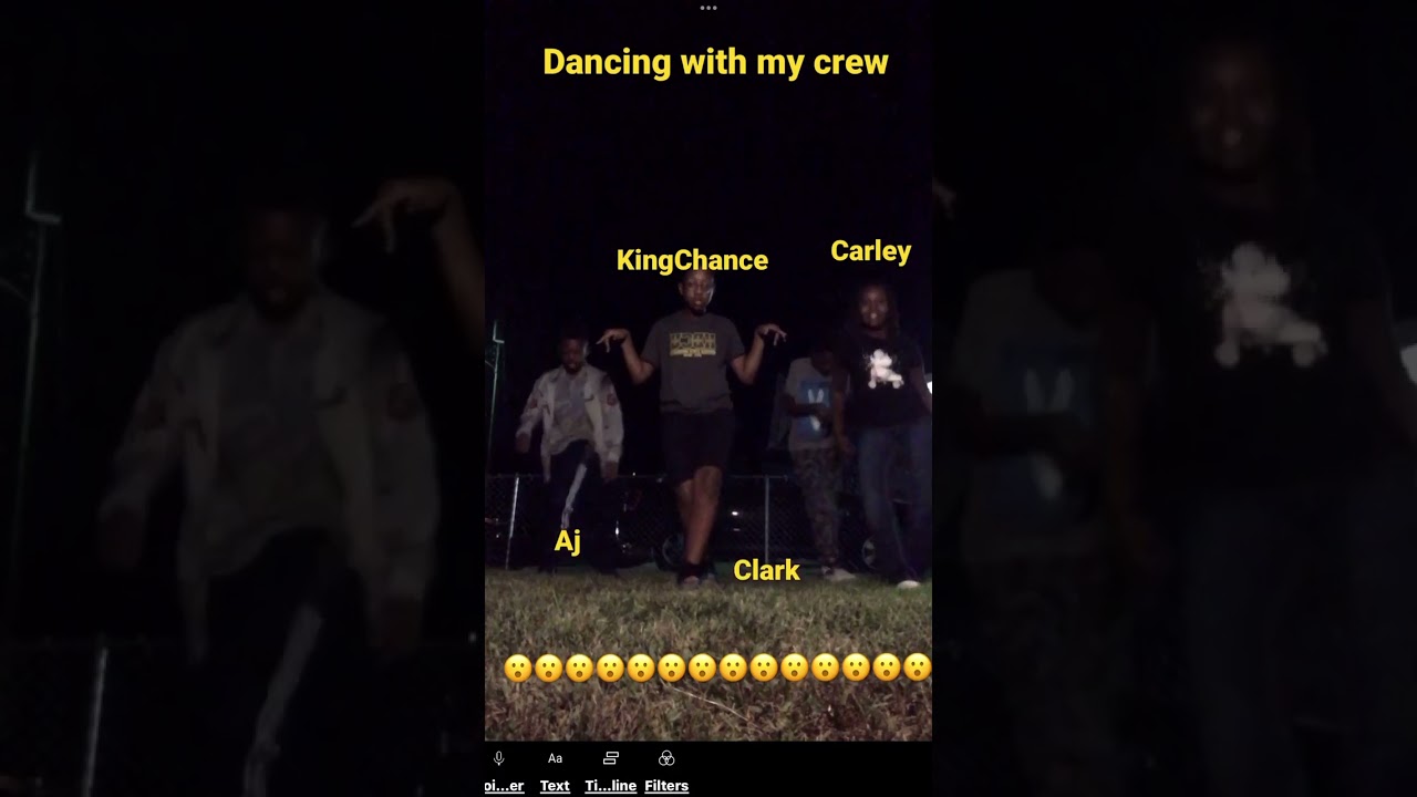 Dancing outside at night be like 