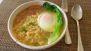 Soft-boiled egg Ramen noodles | Easy & delicious one-pan Dish
