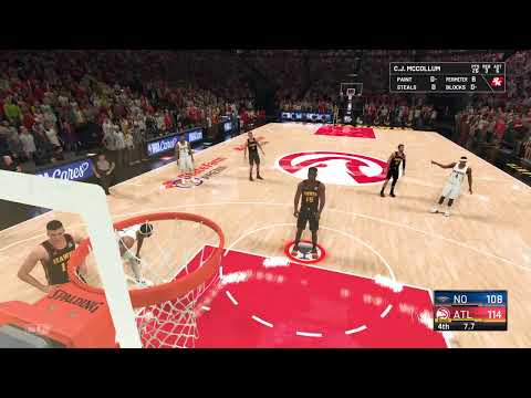NBA 2k21 new Orleans pelicans at Atlanta hawks YouTube
