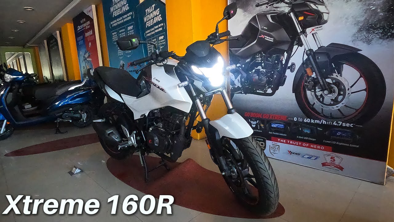 2023 Hero Xtreme 160R White | Somendra Auto
