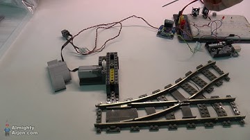 Lego train automation Episode 07: motorizing switches