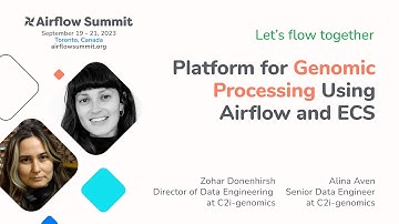 Platform for Genomic Processing Using Airflow and ECS