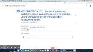 Classwork -  Class Archive Tutorial for Parents