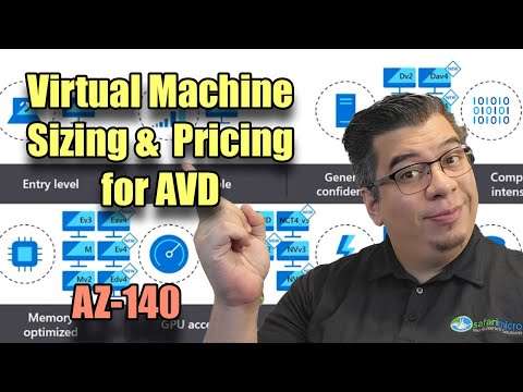 AZ-140 ep05: Virtual Machine Sizing & Pricing for AVD
