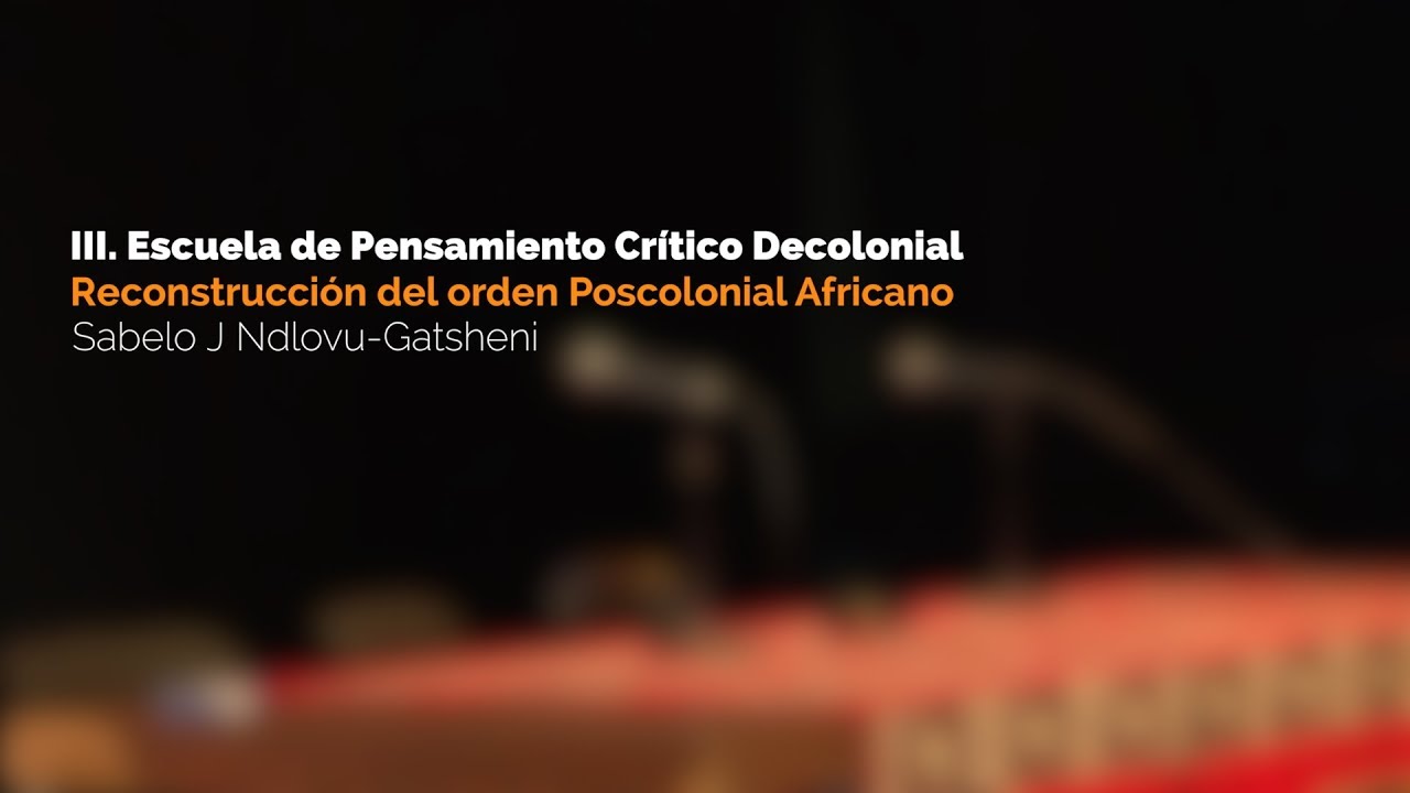 venezuelan restaurant Sabelo J, Ndlovu / Reconstruicción del Orden Postcolonial Africano | 3
