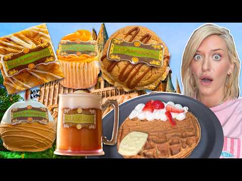 ONLY Eating Butterbeer | 8 NEW Treats At Universal Orlando | Harry Potter BEST Snacks