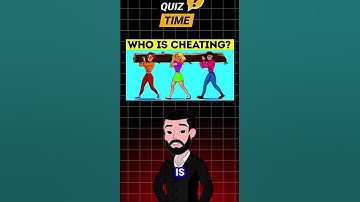 Who is cheating?? #riddlechallenge #riddles #shorts