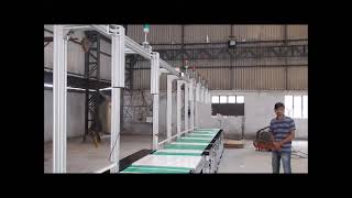 Continuous Moving Line for Assembly + Testing