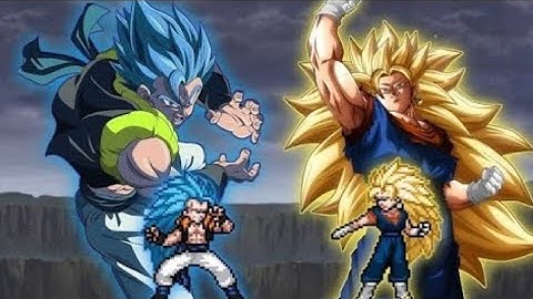 Gogeta TP V3 OP(All Form) VS Vegito SSJ3 OP in Jump Force Mugen