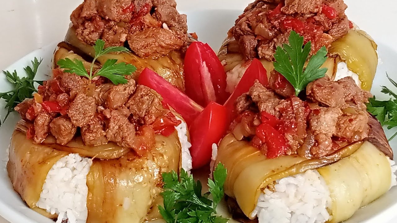 ???? Lezzetli Bir Tarif Patlıcan Pilav Kapama Bu Tada Bayılıcaksınız / Yemek Tarifleri ???? Lezzetli Bir Tarif Patlıcan Pilav Kapama Bu Tada Bayılıcaksınız / Yemek Tarifleri