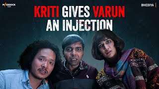 Kriti Gives Varun An Injection | Kriti Sanon, Varun Dhawan | Bhediya | Maddock Films