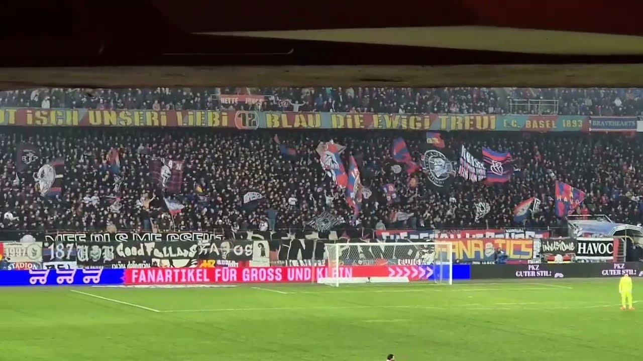 FC Basel vs Lugano 2-3 (Swiss Cup 2024) "RotBlau" fans are brilliant