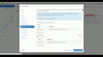 Openstack Instance creation
