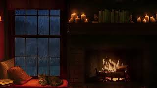 Sleep Inducing Fireside Bliss - 600 Minutes of Soothing Fireplace Sounds