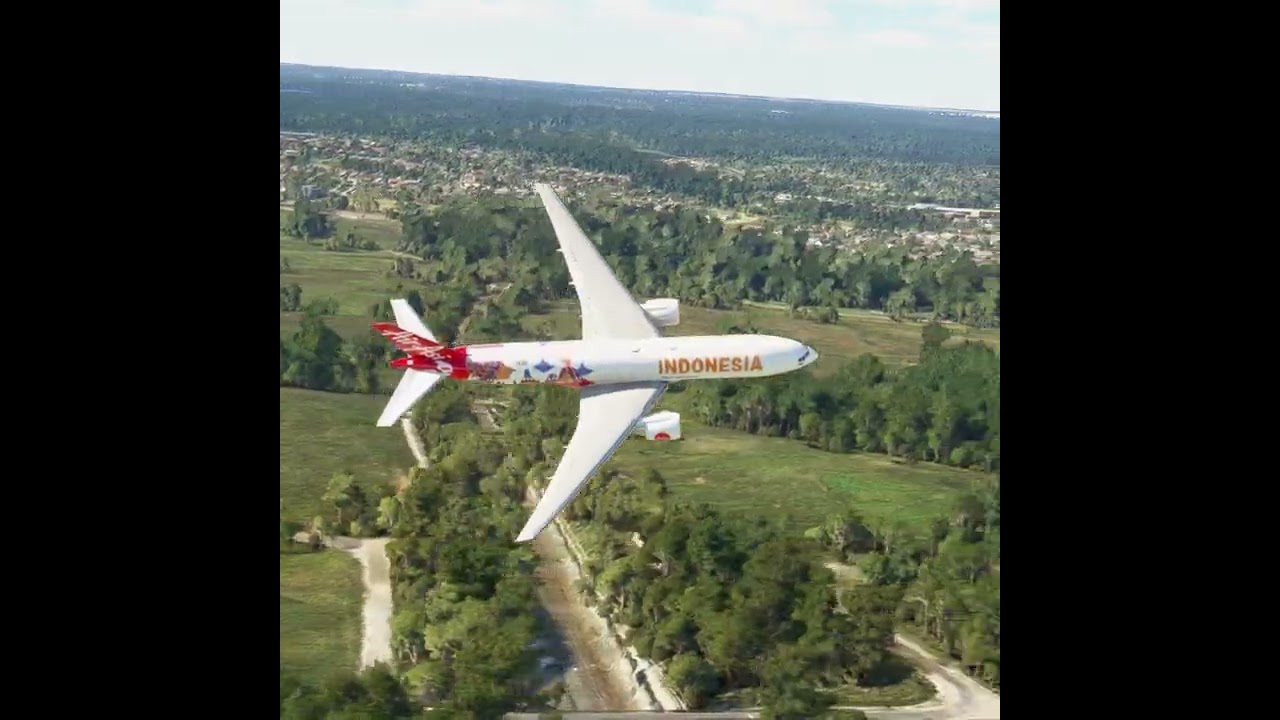 Impossible Landing!!! Amazing View before the Plane Landing eps.569