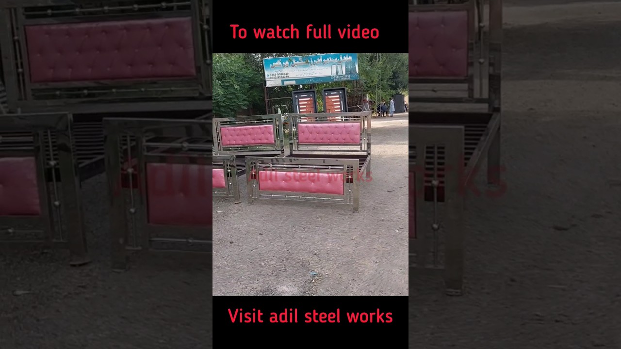 2023 | bed design | steel bed design | stainless steel bed |adil steel works |double bed