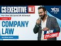 CS Executive Company Law (Lec 2) | NEW SYLLABUS Dec23/June24 Attempt | CS Vikas Vohra