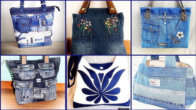 Best Collection Denim Handmade recycled Bags ideas 2023 