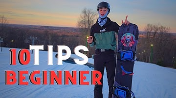 10 Beginner Snowboard Tips - First Day