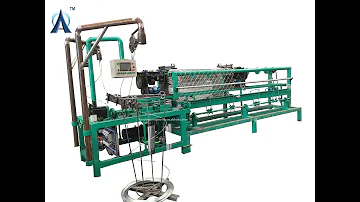 Double wire fully automatic chain link machine