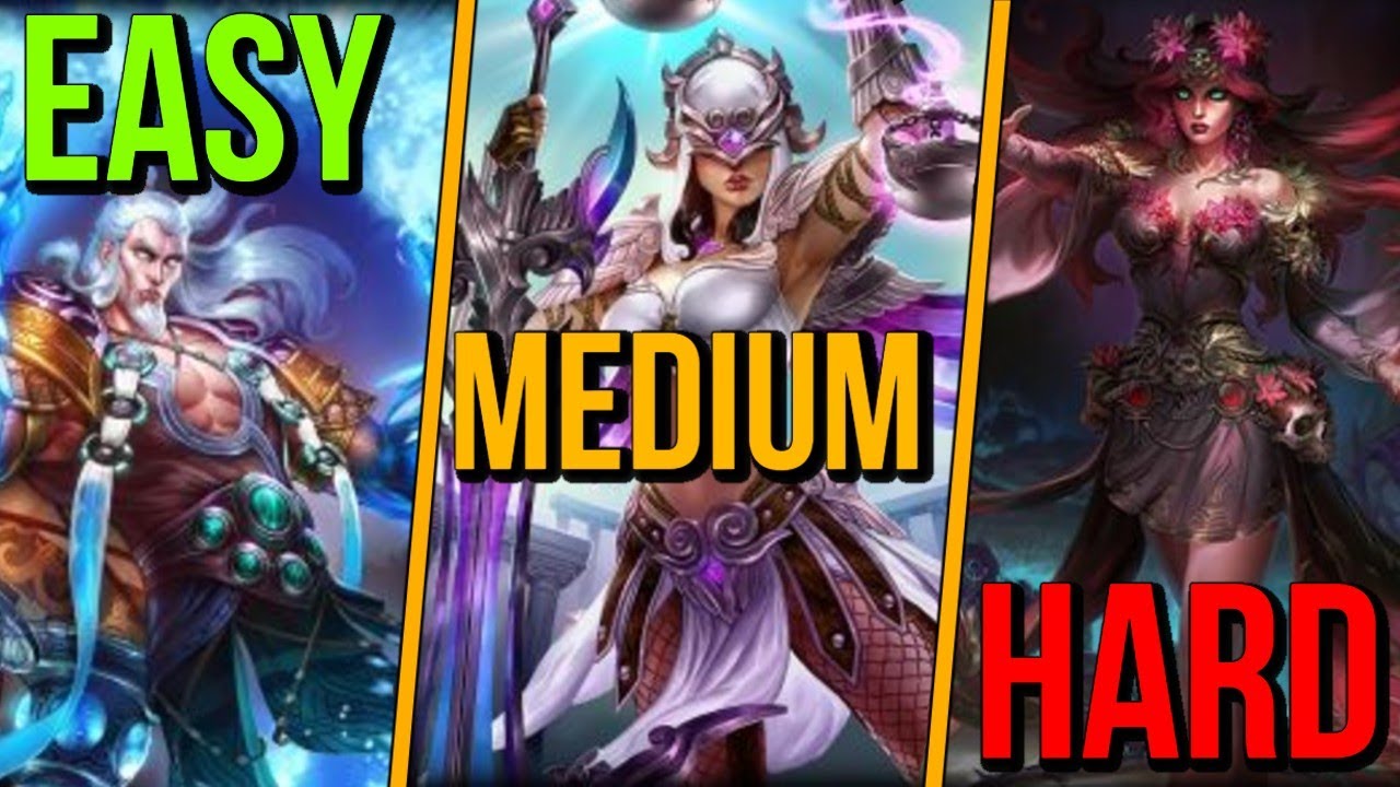 Easy vs Medium vs Hard Gods, Which Are Strongest? | SMITE