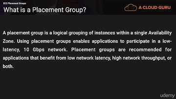 43   EC2 Placement Groups   An Exam Must Know