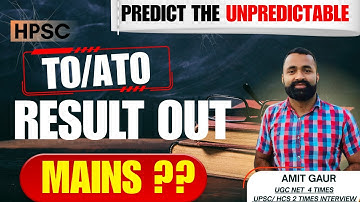 HOW TO START MAINS PREPERATION | cut off  kya rhe gi ?? | HPSC TO/ATO