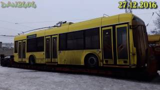 #05 27.12.2016 БКМ-321 Новый троллейбус в Краматорске. Ver.2