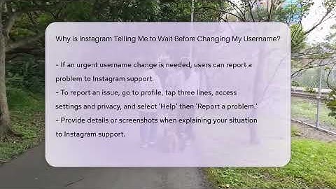 Why Is Instagram Telling Me to Wait Before Changing My Username? - Everyday-Networking