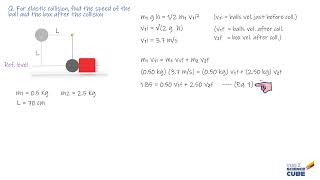 Post-Collision Velocities: Applying Momentum and Kinetic Energy Conservation