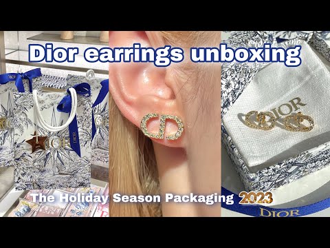 เห่อแกะกล่องต่างหูดิออร์ แพกเกจสวยมาก Dior Holiday Season 2023 | Jossy Berry