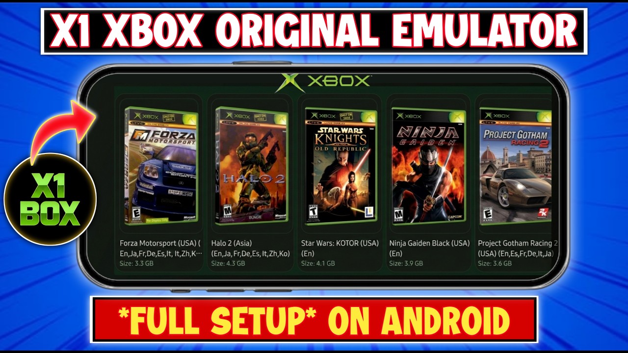 X1 Box Emulator for Android: Play Original Xbox Games on Your Phone NOW ...