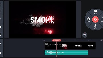 How to Make Smoke Text Reveal Animation intro in Kinemaster in Hindi