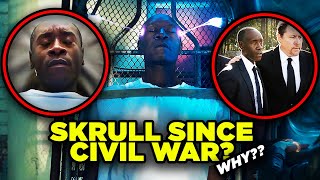 RHODEY SKRULL SINCE CIVIL WAR?? War Machine Timeline & Secret Invasion Explained